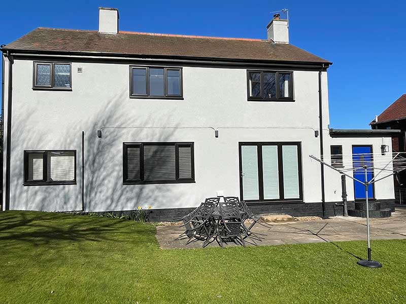exterior wall rendering wakefield